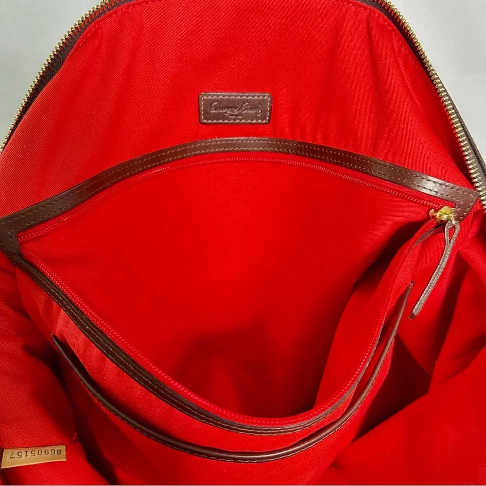 Dooney & Bourke Vintage Canvas Large Weekender Duffle Bag - Picture 13 of 16